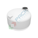 Serbatoio in plastica (PE) per chimici e alimenti, cilindrico verticale basso, capacità 1500 Lt, Mis. Ø 1550 x 1030 H mm, colore neutro