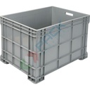 Cassa pallet in plastica (PP) 4 piedi, Mis. 800 L x 600 P x 510 H mm, portata dinamica 80 Kg, volume 210 Lt