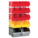 Composizione di 13 contenitori bocca di lupo, Mis. 510 L x 400 P x 1000 H mm, con appoggio a terra