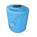 Serbatoio acqua in plastica (PE), ellittico verticale, capacità 550 Lt, Mis. 780 L x 1000 P x 950 H mm, colore azzurro