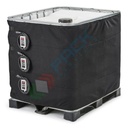 Riscaldatore per cisternetta IBC 1000 Lt, potenza 3x1000 W, tensione 230 V, tre termostati 0-90 °C
