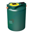 Separatore di oli a coalescenza con filtro estraibile ed otturatore automatico, Mis. Ø 2000 x 3050 H mm, capacità 9000 Lt