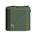 Degrassatore statico corpo lisico, A.E. 30, coperti 100, scarico domestico, Mis. 780 L x 1300 P x 1250 H mm, per il pre-trattamento acque non provenienti da wc