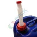 Tappo con travasatore flessibile per taniche omologate UN ADR, serie PACK-UN