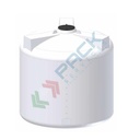 Serbatoio in plastica (PE) per chimici e alimenti, cilindrico verticale, capacità 10200 Lt, Mis. Ø 2500 x 2500 H mm, colore neutro