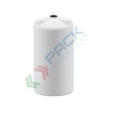 Serbatoio in plastica (PE) per chimici e alimenti, cilindrico verticale, capacità 22200 Lt, Mis. Ø 2500 x 4800 H mm, colore neutro