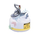 Tanica di sicurezza in plastica (PE), capacità 8 Lt, per lo smaltimento di HPLC, aspirazione e rilascio in polipropilene