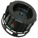 Tappo a vite in plastica (HDPE), Mis. Ø 30 mm, con sigillo a vite con tige