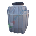 Serbatoio acqua in plastica (PE), cilindrico verticale, capacità 1550 Lt, Mis. Ø 1250 x 1730 H mm, da interro