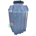 Serbatoio acqua in plastica (PE), cilindrico verticale, capacità 2260 Lt, Mis. Ø 1250 x 2230 H mm, da interro