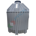 Serbatoio acqua in plastica (PE), cilindrico verticale, capacità 9720 Lt, Mis. Ø 2250 x 2910 H mm, da interro