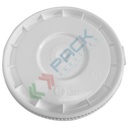 Coperchio in plastica (PP), a pressione con sigillo di garanzia per barattolo 1 Lt (Cod. Art. VDR01000)