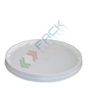 Coperchio in plastica (PP), a pressione con sigillo di garanzia per secchio conico 21 Lt (VDR21000)