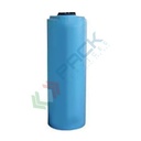 Serbatoio acqua in plastica (PE), cilindrico verticale alto, capacità 1020 Lt, Mis. Ø 770 x 2150 H mm, colore azzurro