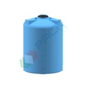 Serbatoio acqua in plastica (PE), cilindrico verticale, capacità 5030 Lt, Mis. Ø 1725 x 2450 H mm, colore azzurro