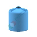 Serbatoio acqua in plastica (PE), cilindrico verticale, capacità 6890 Lt, Mis. Ø 2000 x 2350 H mm, colore azzurro