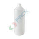 Bottiglia in plastica (HDPE) cilindrica a collo stretto, capacità 500 ml, chiusura chiusura a vite con sigillo (tappo escluso)