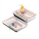 Vaschetta in plastica (PS) antiurto, capacità 480 ml, Mis. 254 L x 254 P x 21 H mm, per usi generali di laboratorio