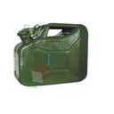 Tanica per benzina in metallo, capacità 10 Litri, omologata ADR/ONU, colore verde