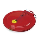 Coperchio di sicurezza per fusti Ø 58 cm, a chiusura automatica in caso di incendio, colore rosso