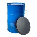 Coperchio salvafusto in polipropilene, per fusti cilindrici Ø interno 600 mm, con alette