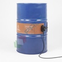 Fascia riscaldante per fusti in metallo da 200 Lt, potenza 1500 W, tensione 230 V, termostato 0-120 °C