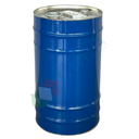 Fusto in ferro cilindrico con tappi Tri-sure (2" e 3/4" inclusi), Mis. Ø 285 x 480 H mm, capacità nominale 27 Lt, capacità totale 28 Lt, omologato ADR/ONU, blu int. grezzo