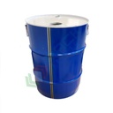 Fusto in ferro cilindrico con tappi Tri-sure (2" e 3/4" inclusi), Mis. Ø 380 x 587 H mm, capacità nominale 60 Lt, capacità totale 61,3 Lt, omologato ADR/ONU, blu int. laccato