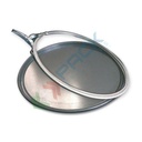 Coperchio a leva con cravatta metallica per secchi conici in metallo Ø 305 mm, colore grezzo