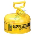 Tanica di sicurezza di tipo I, capacità 4 Lt, maniglia oscillante, colore giallo