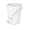 Secchio in PP conico, 26,2 Lt con maniglia in plastica (COPERCHIO NON INCLUSO)