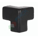 Paraspigolo angolare ad alta resistenza, in gomma flessibile, a tre vie, lunghezza 20/45 mm, per la massima protezione