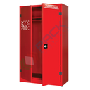 Armadio di sicurezza per deposito DPI, Mis. 1075 L x 500 P x 1850 H mm, 2 ante cieche, colore rosso RAL 3000