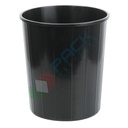 Cestino gettacarte per la raccolta differenziata rifiuti, capacità 16 Lt, senza coperchio, colore nero