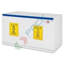 Armadio di sicurezza per lo stoccaggio combinato di prodotti chimici, acidi e basi, Mis. 990 L x 520 P x 620 H mm, apertura a cassettone