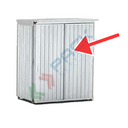 Porte scorrevoli per copertura frontale container 2-4 IBC, Mis. 2670 L x 3000 H mm