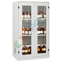 Armadio di sicurezza per lo stoccaggio di prodotti chimici non infiammabili, Mis. 1200 L x 600 P x 1950 H mm, 2 porte in vetro e 1 scomparto