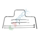 Pedaliera per l'apertura del coperchio bidone raccolta differenziata 1100 Lt