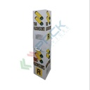 Contenitore per la raccolta di neon esausti, in cartone, capacità 30 neon