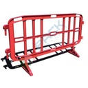 Transenna in plastica (PP) stradale, Mis. 200 x 102 cm, colore rosso