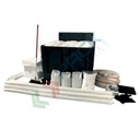 Kit di pronto intervento per oli ed idrocarburi, carrellato, capacità assorbimento 745 Lt, confezionato in cassa pallet con ruote