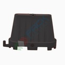 Barriera stradale spartitraffico impilabile, in plastica (PE), con giunto basso, colore nero