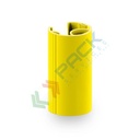 Protezione per scaffalature montante grande, altezza 400 mm, colore giallo RAL 1018
