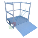 Cestello bombole gas in acciaio zincato, ideale per la movimentazione di 4 bombole, Mis. 860 L x 650 P x 1260 H mm