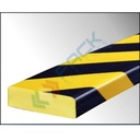 Profilo flessibile paracolpi multiuso, 1 metro, tipo S piano