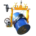 Girafusti manuale a diametro variabile applicabile a paranco, in acciaio verniciato, Mis. 420 L x 1160 P x 900 H mm, ideale per fusti in metallo e plastica