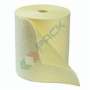 Rotolo assorbente per chimici, versione rinforzata, Mis. 40 mt x 50 cm, capacità assorbimento totale 118 Lt, conf. 1 pz