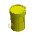 Superfusto di contenimento in plastica (PE), capacità 335 Lt, NON omologato