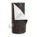 Tappeto assorbente universale con lato in polietilene per uso esterno ed interno, Mis. 30 L mt x 80 P cm, capacità di assorbimento totale 130 Lt, conf. 1 pz