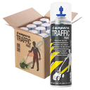Vernice traccialinee spray Traffic Paint®, contenuto 650 ml, conf. da 12 bombolette, colore blu RAL 5017